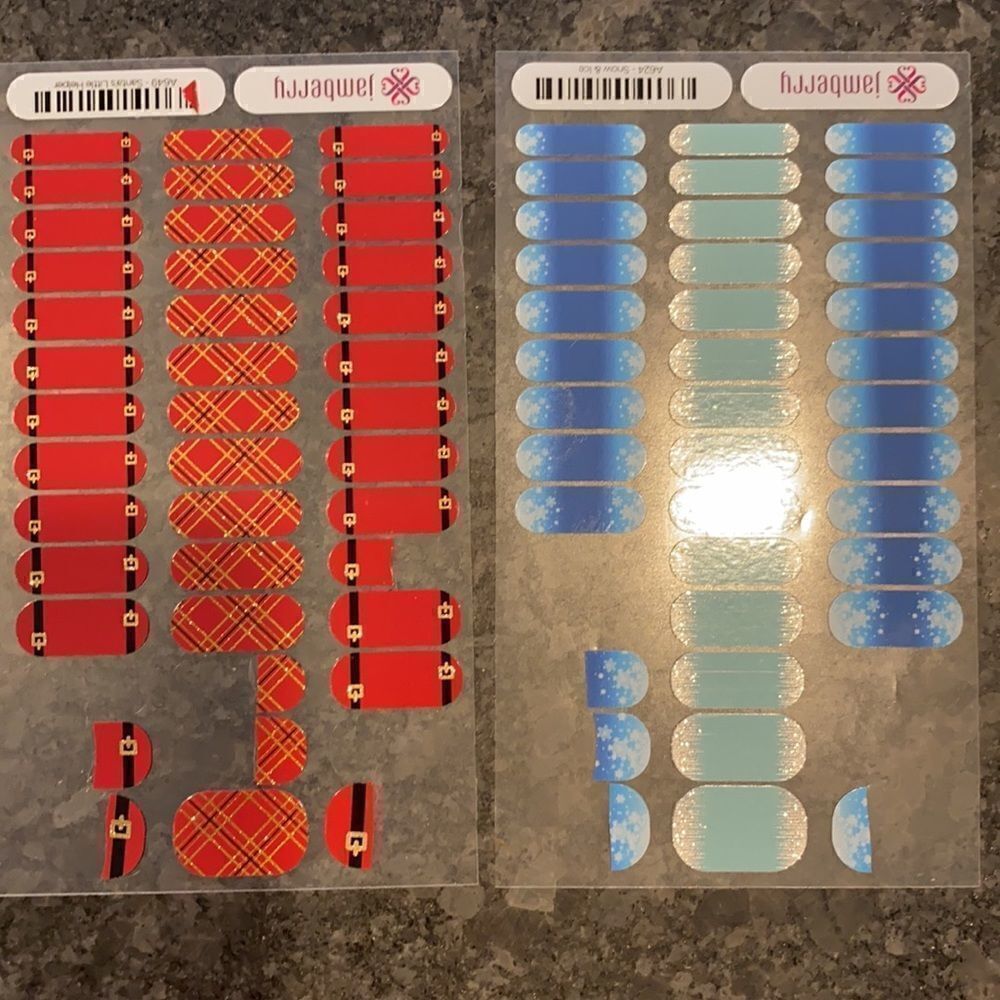 Jamberry Nail Partial Sheets Mixed Lot